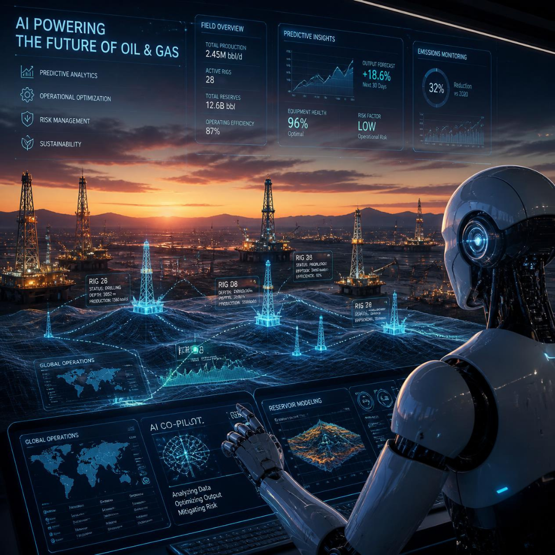 AI-powered predictive oil and gas operations